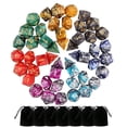 thumbnail image 1 of DPTALR 49 PCS Double-Colors Polyhedral Dice For Dungeons And Dragons Table Games, 1 of 4