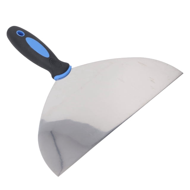 Stainless Steel Paint Scraper 8 Inch Blade Comfortable Handle Hanging Hole for Putty Wallpaper Paint Plaster 0122 Model