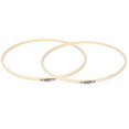 thumbnail image 4 of 6 Pieces 14 Inch Embroidery Hoops Wooden Round Adjustable Bamboo Circle Cross Hoop Ring for Art Craft Sewing, 4 of 8