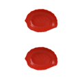 thumbnail image 1 of kurtrusly Snack Tray Candy Plate Fruit Basket Simulation Lifelike Leaf Space Saving Kitchen Gadget Party Accessory Decoration Red 2Set, 1 of 6