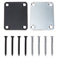 thumbnail image 1 of Shisuyan Guitar Neck Plate for Replacement Guitar Neck Plates Stainless Steel 4 Sets, 1 of 8