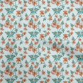 thumbnail image 1 of oneOone Silk Tabby Light Blue Fabric Florals Craft Projects Decor Fabric Printed By The Yard 42 Inch Wide, 1 of 4