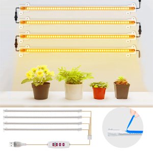 Xuewenshw Lighting LED Light Tube Flower Succulent Full Growth Light Timing USB Indoor Cabinet Light Seedling Sunset Lights