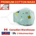 thumbnail image 1 of Masque Facial Réutilisable en Coton - 2 Couches Vert, 1 of 1