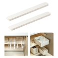 thumbnail image 3 of DOLITY 2 Pieces Bins Pull Out Rail Storage Basket Slide Track for Bedroom Baskets Cabin, 3 of 8