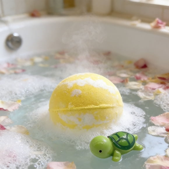 weibbin Animal Theme Bath Ball Aromatherapy Essential Oil Fizzy Bath Bomb Sample for Relaxation Gift