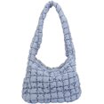 thumbnail image 1 of Puffer Shoulder Bag for Women Quilted Puffy Lightweight Nylon Handbag Large Padded Soft Purse, 1 of 7