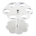thumbnail image 2 of 5Pcs 6 Holes Acrylic Ice Cream Cone Stand Holder Transparent, 2 of 5
