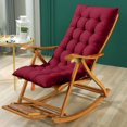 thumbnail image 1 of SUTENGDA Rainproof Rocking Chair Cushion -Weather Replacement Cushion  Indoor/Outdoor High Back Chair Cushion  Patio Chair Seat Cushions (Blue Premium   18.9” x 47.3”), 1 of 6