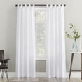 thumbnail image 1 of Mainstays 2-Pack Jensen Tab Top Semi-Sheer Window Curtains Panel Pair, 1 of 7