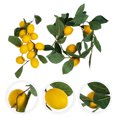 thumbnail image 3 of 2Pcs Artificial Lemon Garland Summer Hanging Lemon Garland Front Door Fruit Garland, 3 of 8