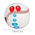 thumbnail image 3 of Baseball 9 Inch Rubber Core | Training Practice Ball | Plastic | For Youth Sports | Durable | White | Single Piece, 3 of 7