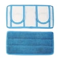 thumbnail image 2 of Flat Mop Cover Replacement Mop Cloth for Rotating Mop | Adhesive Attach and Detach Design | Absorbent and Washable Cleaning Tool for Hardwood Tile and Laminate Floors, 2 of 6
