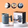 thumbnail image 2 of Tasse à Café de Voyage Tasse en Acier Inoxydable avec Couvercle et Poignée 450 ml Tasse Réutilisable à Double Isolation pour la Maison, le Bureau et le Voyage Tasses à Café Tasses de Déjeuner Tasse à Café Isolée, 2 of 6