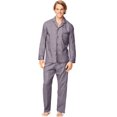thumbnail image 1 of Hanes Mens Woven Pajamas, S, Burgundy Gingham, 1 of 2