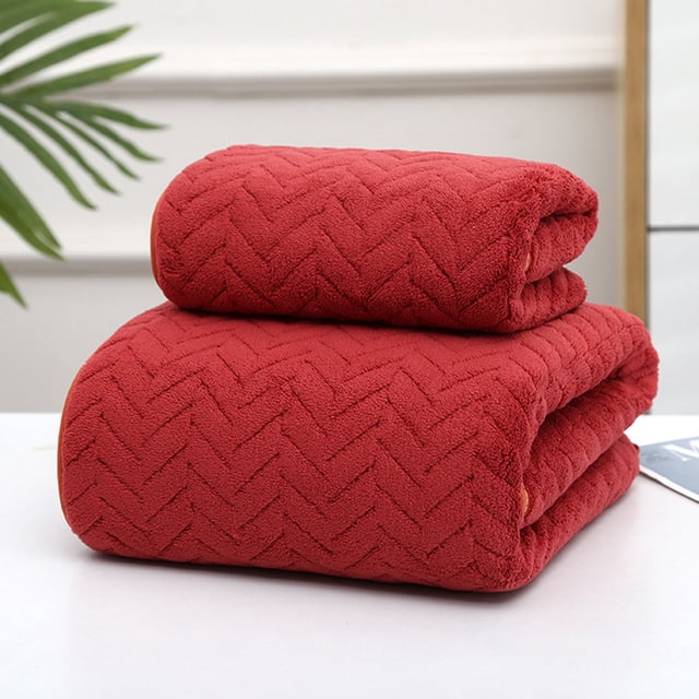 Boovnll Bath Towels Set of 2, Super Soft Absorbent Hand Towels & Towels for Bathroom Quick Dry Microfiber for Bathroom, Hotel, Pool, Gym, Spa, Daily Use, Towels