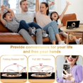 thumbnail image 3 of ORUYROP for Samsung Galaxy S24 Plus Case with Screen Protector, Built-in 360 Rotation Ring Holder Magnetic Stand, Luxury Shiny Plating Edge Shockproof Electroplated Protective Cover (Black/Gol, 3 of 6