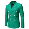 thumbnail image 1 of Mens Jacket Winter Mens Autumn And Winter Fashion Personality Solid Color Casual Suit Jacket, 1 of 4