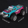 thumbnail image 3 of Bruce&Shark KF23 1:20 Remote Control Car, 2WD Off-Road RC Truck with 2 Rechargeable Batteries, 2.4Ghz, LED Lights, Spring Suspension, for Racing & All Terrain, 3 of 14