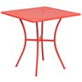 thumbnail image 1 of 28'' Square Gold Indoor-Outdoor Steel Patio Table, 1 of 3