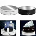 thumbnail image 2 of 360° Electric Motorized Rotating Display Stand Jewelry Photography Show Holder   Black, 2 of 5
