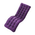 thumbnail image 2 of Coussin de Jardin en Polyester Confortable Matelas Épaissi Chaise Longue Extérieur Intérieur Violet C, 2 of 7