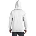 thumbnail image 4 of Hanes Ultimate Cotton Adult Fleece Full-Zip Hoodie , S, White, 4 of 6