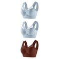thumbnail image 1 of Timegard Womens Plus Size Bras No Underwire Full Coverage Mesh Breathable Comfort Everyday Bralette, 1 of 2