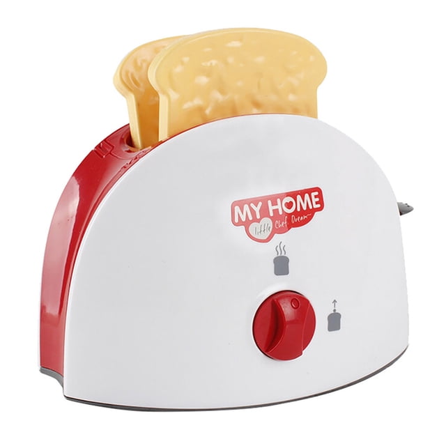 E Toy Bread Maker For Kids Pretend Play Abs Plastic Kitchen Appliance With Sound Effect