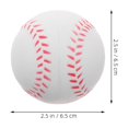 thumbnail image 3 of Baseball Practice Softball Training Pu Foam Balls 6Pcs, 3 of 8