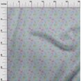 thumbnail image 3 of oneOone Tissu Polyester Spandex Gris Feuilles Matériel de Robe Tissu Imprimé Tissu au Mètre 56 Pouces de Large, 3 of 5
