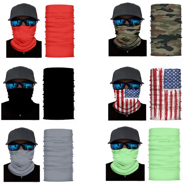 Jordefano Face Cover Mask Neck Gaiter with Dust UV Protection Tube Neck Warmer-