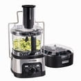 thumbnail image 4 of Robot culinaire Hamilton Beach Professional Spiralizing Stack & Snap™, capacité de 12 tasses, 6 accessoires, 450 watts, 70815, 4 of 7