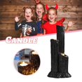 thumbnail image 3 of Hặllóween Black Flameless Lights Candles Longer Battery Operated Candle, 3 of 8
