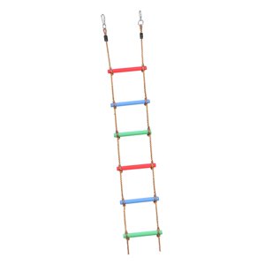 Siruishop Escalade corde Ladder Six étapes Accessoires Laddre pour les enfants pour les garçons filles enfants
