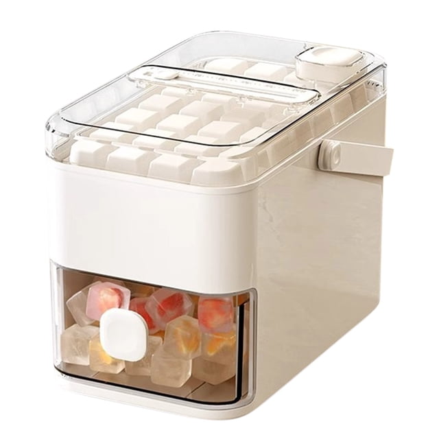 Horivan Portable Press Type Quick Freezing Easy Demolding Ice Cube Mold Ice Making Box