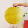 thumbnail image 4 of Paper Lanterns Yellow Paper Lanterns 30x30cm Traditional Solid Color Lampshade for Spring Courtyard Decoration 1Pcs JASKFLY, 4 of 9