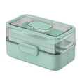 thumbnail image 1 of Esquirla Medicine Box Multi Layer Dustproof Art Crafts Case for Office Study Bathroom green, 1 of 8