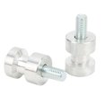 thumbnail image 3 of Motorcycle Paddock Stand Bobbins, 6082T6 Aluminium Swing Arm Paddock Stand Spools Adaptors Anti Fading  For Motorbike Silver, 3 of 8