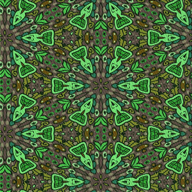 Ahgly Tapis d'Intérieur Lavable en Machine Carré Transitionnel Vert Forêt Foncé, 7 Pieds Carré