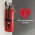 thumbnail image 1 of UPOUART 12Set Iron Fire Extinguisher Wall Mount Bracket Red Space-saving Wall Use, 1 of 8