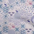 thumbnail image 1 of oneOone Cotton Cambric Bluish Violet Fabric Asian Japanese Pattern Sewing Craft Projects Fabric Prints By Yard 56 Inch Wide, 1 of 4
