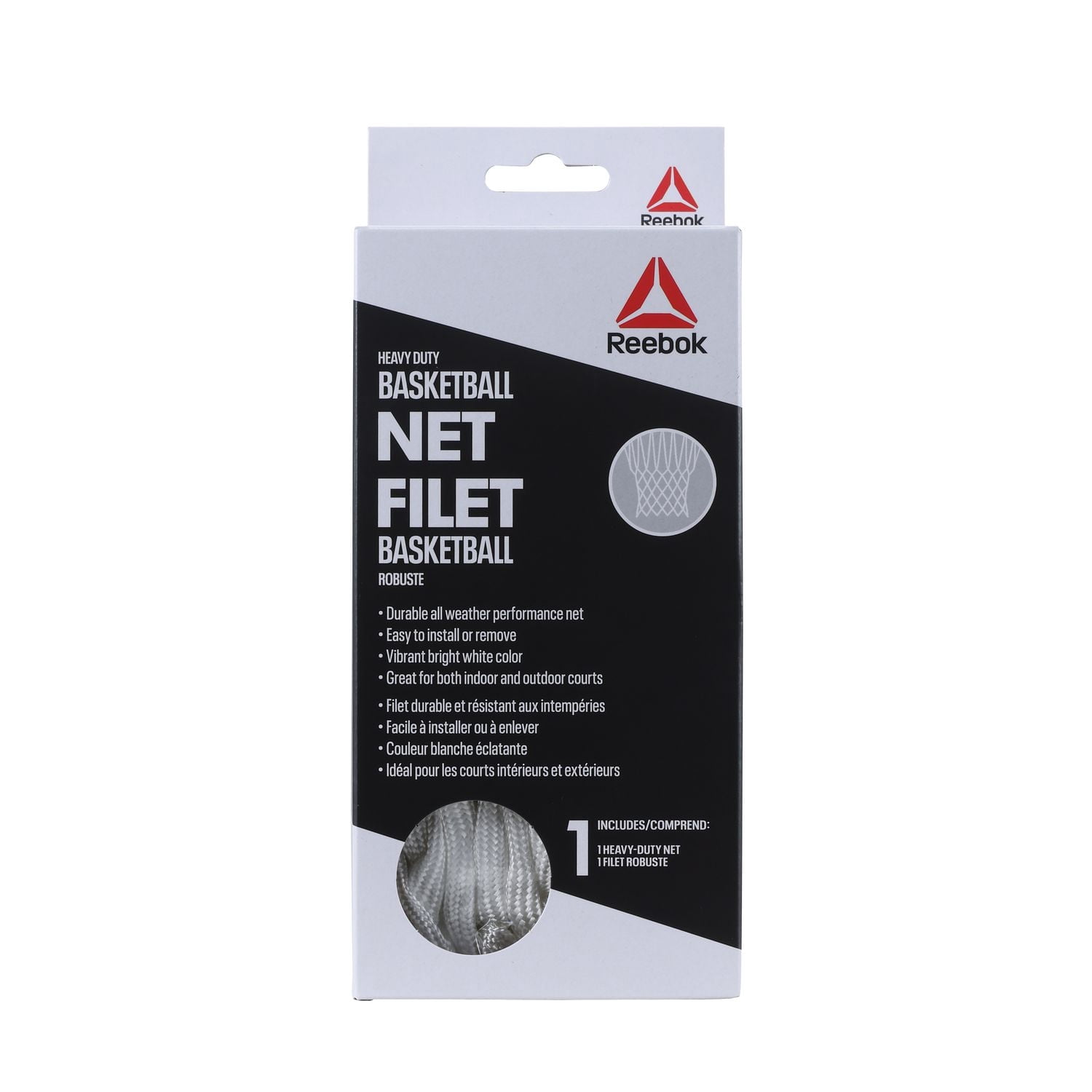 Filet de remplacement pour basket-ball Reebok robuste