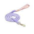 thumbnail image 1 of Dog Rope with Soft Leather Handle Thick Dog Lead Leash for Large Medium Small Dogs (Blue Purple, 120cm*1.2cm), 1 of 7