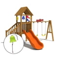 thumbnail image 4 of Children Hanging Bell Pretend Swing Set Accessory for Children Gift - Green, 4 of 8