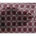 thumbnail image 4 of oneOone Viscose Chiffon Fabric Check Kasuri Printed Fabric 1 Yard 42 Inch Wide, 4 of 4