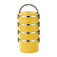 thumbnail image 2 of EGNMCR Organization and Storage, Storage Bins, Storage Containers Insulated Rice Bucket With Lid Lunch Box Lunch Box Bag Bento Box Stainless Steel Insulation stainless steel lunch boxs, 2 of 6