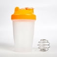 thumbnail image 2 of 400ml Shaker Bottle Sports Whey Protein Mixing Bottle With Stirring Ball Bot Cup, 2 of 3
