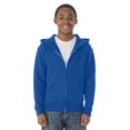 thumbnail image 1 of Jerzees Sweat à Capuche à Fermeture à Glissière Complet pour Jeunes NuBlend, TG, Royal, 1 of 1
