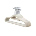 thumbnail image 4 of Cintres Antidérapants 10 Pcs Support à Vêtements pour Enfants en Velours Antidérapant Support à Vêtements pour Enfants 42 cm de Long et 23 cm de Large Gain de Place Cintres Antidérapants en Velours, 4 of 5